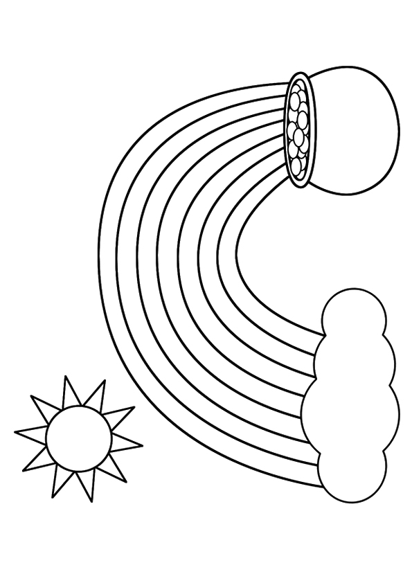 Plansa de colorat cu Nori 60 57